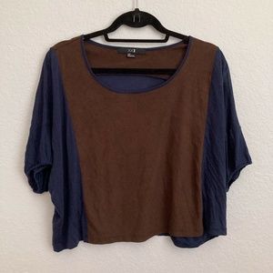 Flowy winter crop top